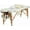 Cream, variant on Wangbujianwang 24-inch Wide Portable Massage Table, Adjustable Salon Spa Bed with Carrying Case, Pink, Foldable for Professional Use