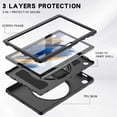 thumbnail image 4 of For Samsung Galaxy Tab A8 10.5 2021 Shockproof TPU + PC Tablet Case(Black) For Samsung Galaxy Tab A8 10.5 2021, 4 of 7