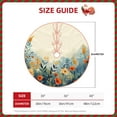 thumbnail image 2 of Daiia Floral Mountain Landscape Drawing Merry Christmas Tree Skirt , Xmas Large Lace-up Tree Skirt, Santa Snowflakes Rustic Home Decorations New Year Party Farmhouse Decor-36", 2 of 6