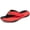 Blackred, variant on Mens Flip Flops Comfortable Thong Sandals Arch Support Sandal for Men Beach Pool Slippers,Black,13