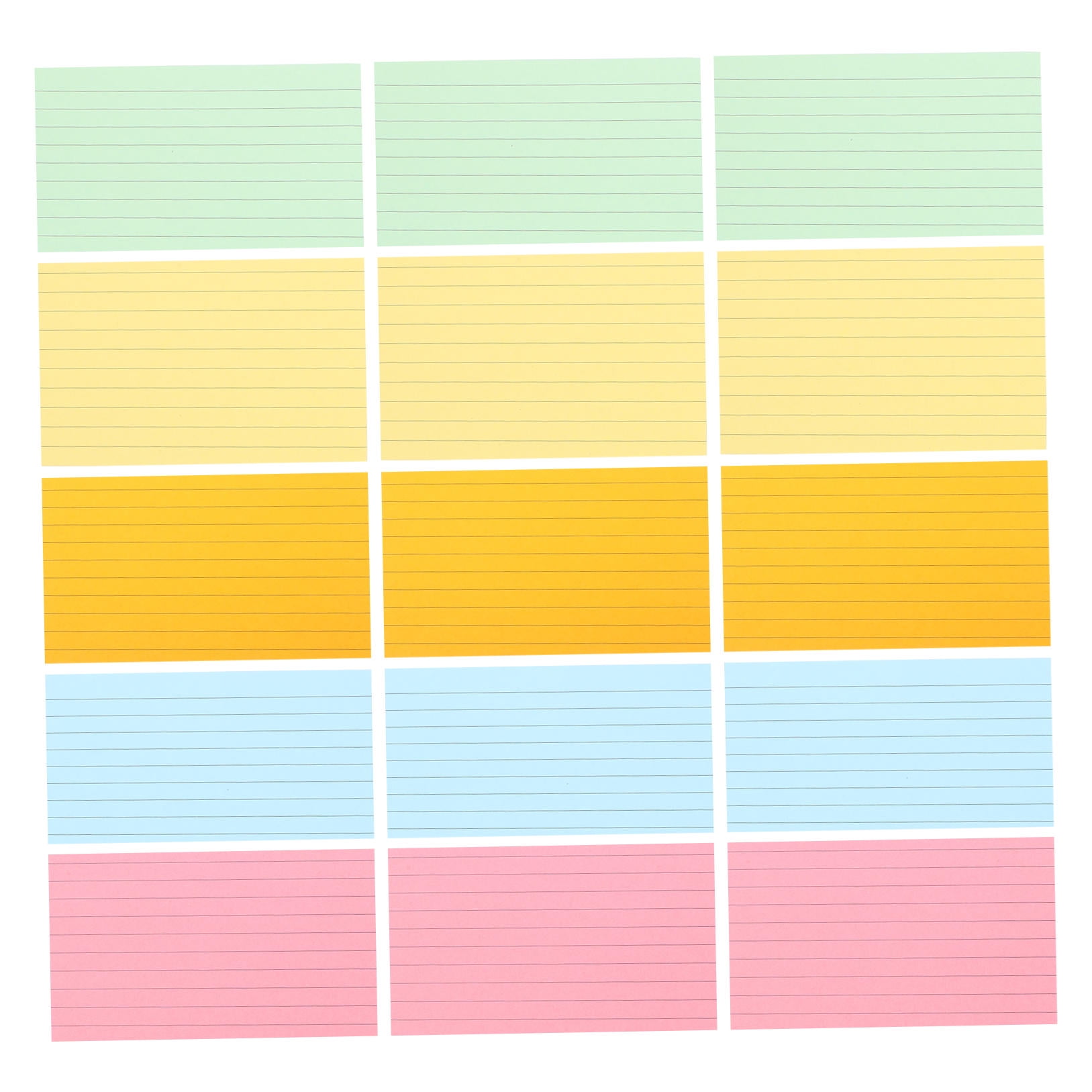 Hemoton  500 Pcs Notepads for Writing Small Index Card Notes Cards with Post Office