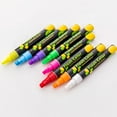 thumbnail image 2 of amdohai Dry Erase Markers with Reversible Bullet & Chisel Tip, Assorted Colors, 8 Count, 8 Pack, 2 of 7