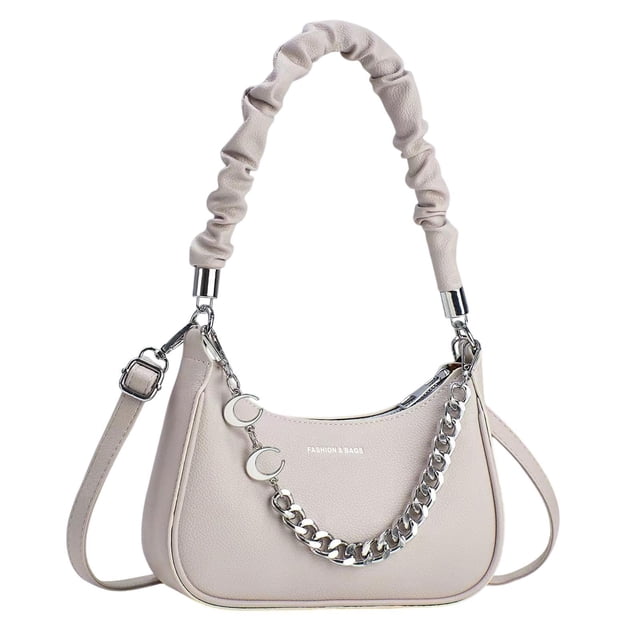 Bolso de axila para mujer jinwen bolso de hombro de moda Púrpura claro