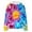 Sky Blue, variant on Tqcoqu Women's Tie Dye Waffle Knit Hoodie,Drawstring Hood Long Sleeve Casual Pullover Plus Size Sweatshirt with Kangaroo Pocket
