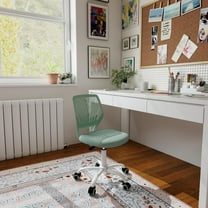 Homy Casa Adjustable Height Work Stool with 360° Swivel, Ergonomic Design and Quiet Casters for Home Workshop, Craft Station and DIY Projects