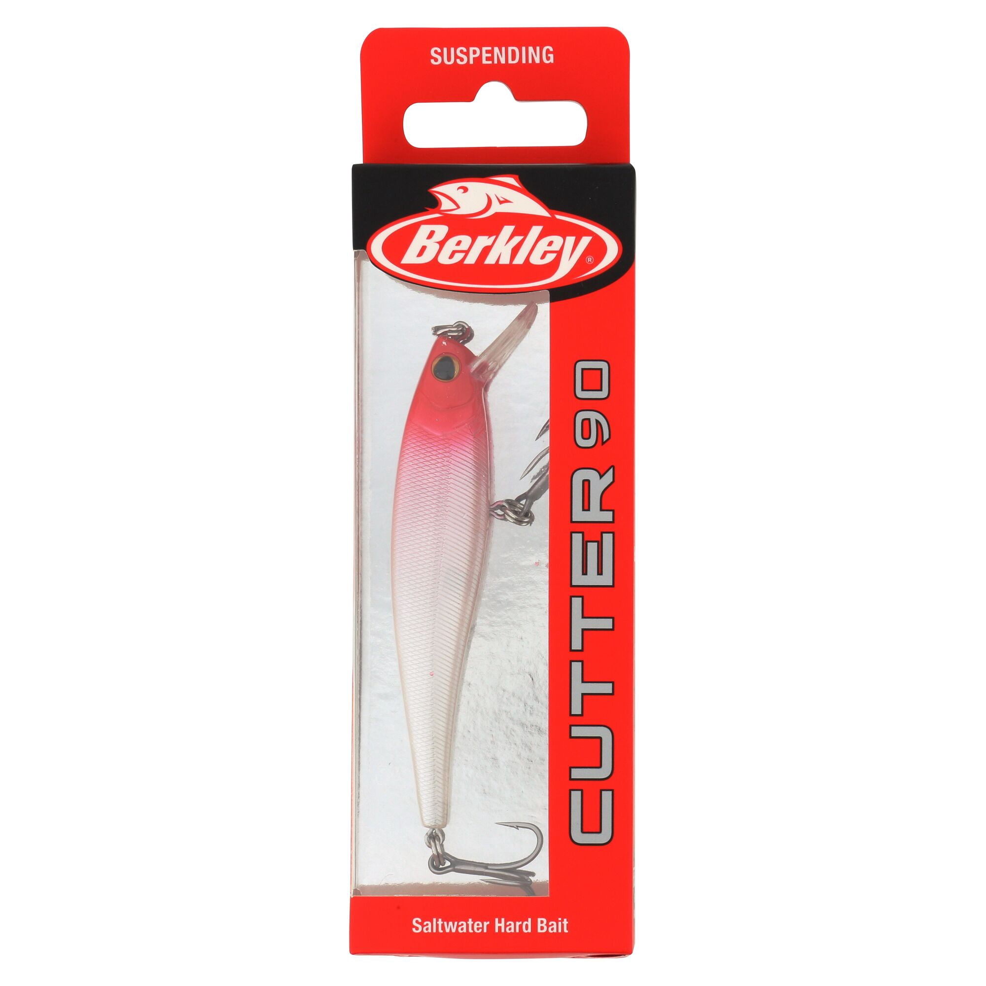 Berkley Cutter Saltwater, 3.5 in, Jerkbaits, Red Head (1 Count)