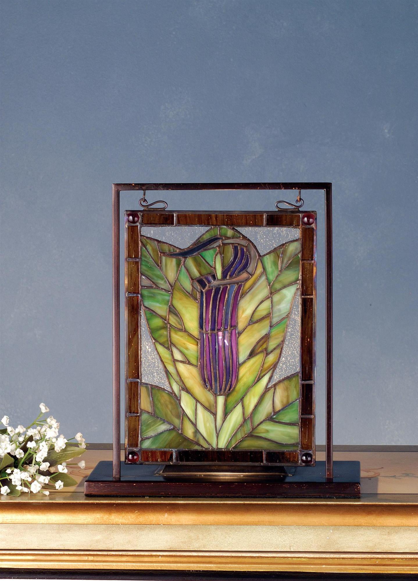 9.5"W X 10.5"H Jack-in-the-Pulpit Lighted Mini Tabletop Window