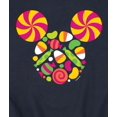 thumbnail image 3 of Disney - Mickey Head Candy - Men's Crew Fleece Sweatshirt, 3 of 5