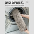 thumbnail image 5 of Bath Rugs, Hwkond Home Bathroom Door Mats Solid Color Bathroom Absorbent Non-slip Mats Thick Fiber Floor Mats,Brown,40x60cm, 5 of 7