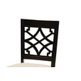 thumbnail image 6 of Baxton Studio Thea Modern Beige Fabric and Dark Brown Finished Wood 5-Piece Dining Set, 6 of 7