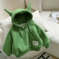 thumbnail image 2 of Vedolay Toddler Boys Clothes Casual 2023 Hoodie Tops Toddler Hooded Sweater Casual Hoodies Green,100, 2 of 5