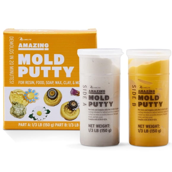 Kit de masilla para moldes Alumilite Amazing 0.3 kg para manualidades y repostería