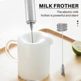 thumbnail image 3 of Milk Frother Handheld Three-Layer of Whisk- Battery Operated Electric Foam Maker for Coffee, Latte, 3 of 5