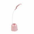 thumbnail image 1 of Lámpara De Mesa Recargable Pequeña Lámpara De Noche LED Lámpara De Noche Portalápices Lámpara De Mesa con Protección Ocular Táctil, Rosa JM, 1 of 5