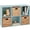 Light Blue, variant on Best Choice Products 6-Cube Bookshelf, 13.5in Display Storage System, Organizer w/ Removable Back Panels - Light Blue