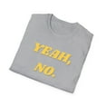 thumbnail image 3 of Mens Funny Graphic Tee Sarcastic Mens Tshirt Yeah No shirt, 3 of 5