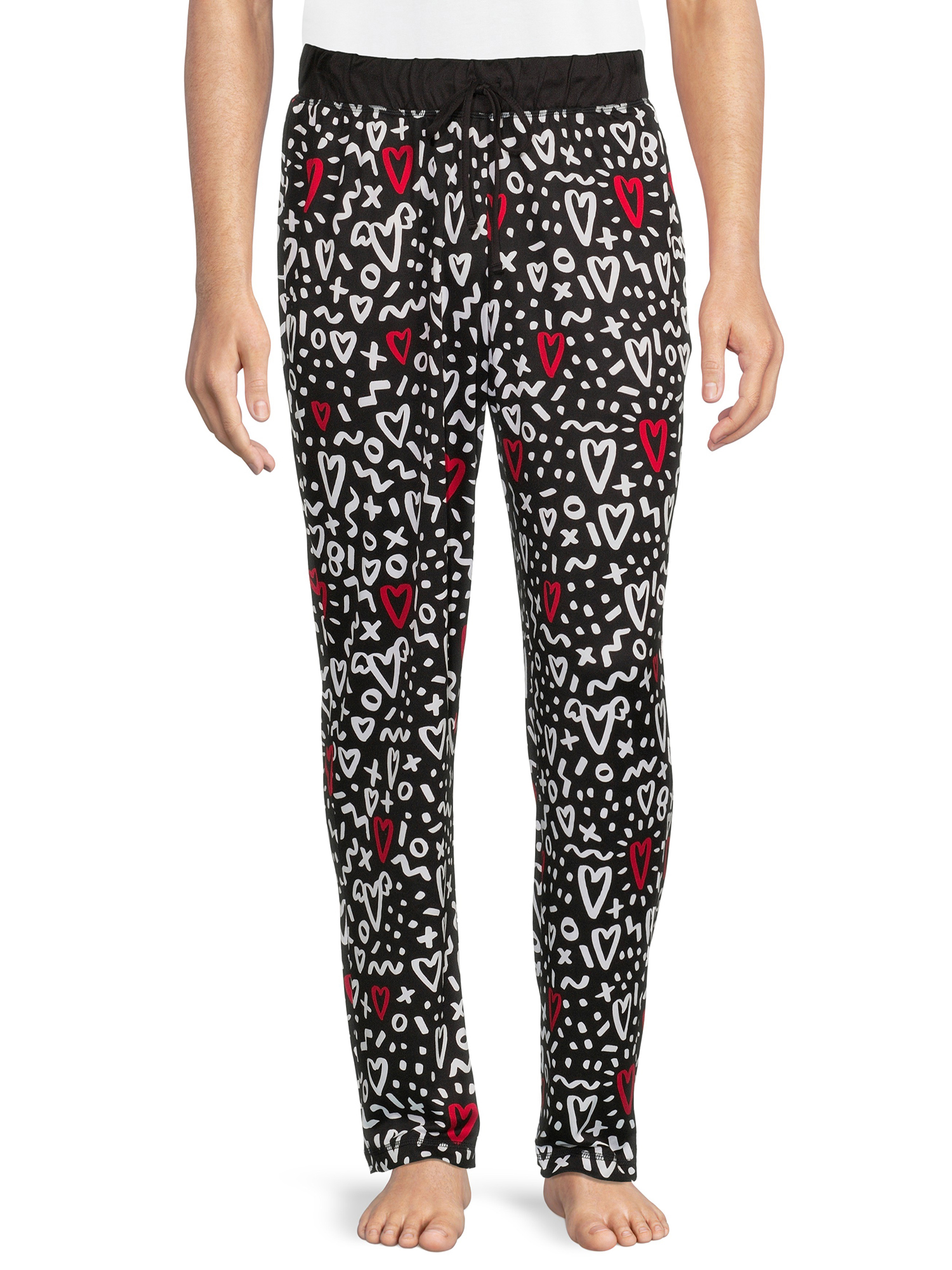 Way To Celebrate Men Love Doodle Valentines Sleep Pants