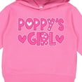 thumbnail image 3 of Inktastic Poppy's Girl Pink with Hearts Toddler Hoodie, 3 of 4