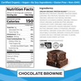 thumbnail image 2 of Organic Vegan Protein Bars, Chocolate Chip Cookie Dough - 10g Plant Based Protein, Low Calorie Healthy Snacks, No Lactose or Soy Ingredients, Gluten Free, Non-GMO - 1.41 Oz (Pack of 12), 2 of 5