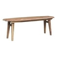 thumbnail image 1 of Pemberly Row Solid Sheesham Wood Dining Bench in Light Brown, 1 of 3