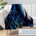 thumbnail image 6 of Star Shark Soft and Warm Microfiber Throw Blanket - Lightweight, Printed Design for Sofa, Bed, Couch, Office, Camping - Versatile Blankets & Throws, 6 of 6