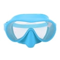 thumbnail image 2 of Diving Goggles, Anti Fog Tempered Glass Snorkeling Dive  With Silicone Strap Foldable Panoramic View Swim Goggles, 2 of 8