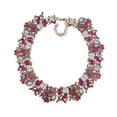 thumbnail image 4 of Gargantilla retro gruesa con diamantes de imitación, accesorios de ropa con purpurina, elegantes regalos de fiesta, regalo de novia, joyería de Rosa roja, 4 of 9