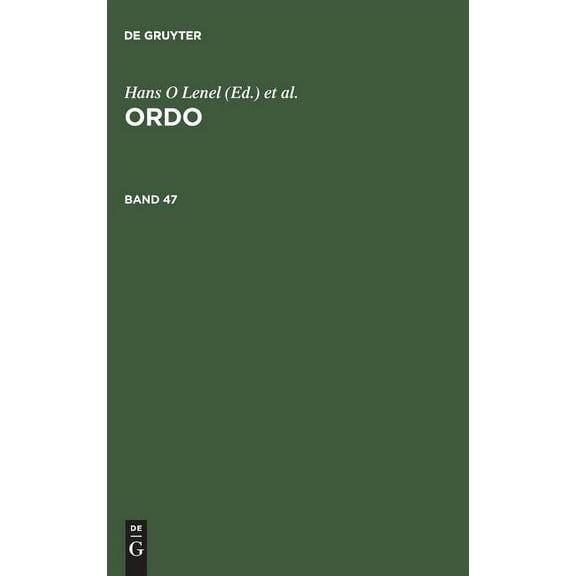 Ordo, (Hardcover)