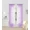 Light Purple, variant on 2pc Lilac Solid Sheer Voile Window Curtain Set, Two (2) Rod Pocket Panels 55"W x 84"L (Each)