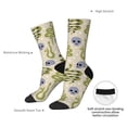thumbnail image 4 of Rocae Skull Snake for Adult Socks Casual Athletic Stretchy Loose Socks for Women Men Non-Slip Middle Tube Socks, 4 of 6