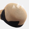 thumbnail image 5 of Adjustable Straw Sun Hat with Bowknot, Wide Brim Foldable Design for Women's Beach Travel & Holiday Essentials, 5 of 8
