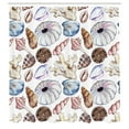 thumbnail image 3 of Ambesonne Colorful Shower Curtain, Seashell Coral Reef, 69"Wx75"L, Multicolor, 3 of 5