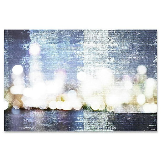 Parvez Taj City Scape 30 Inch X 20 Inch Canvas Wall Art Walmart Com Walmart Com