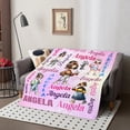 thumbnail image 4 of JML USA Customized Soft Flannel Throw Blanket, Personalized Girl Blanket with Name, Memorial Gift for Toddler Girls on Birthday Christmas, Fast Delivery, 4 of 6