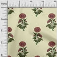 thumbnail image 1 of oneOone Cotton Flex Light Yellow Fabric Floral Block Sewing Craft Projects Fabric Prints By Yard 40 Inch Wide, 1 of 1