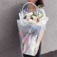 thumbnail image 4 of Nvzi Bolsas transparentes para ramos de flores con asa, 5 unidades (13 x 26 x 35 cm), 4 of 4
