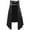 Black, variant on Pisexur Shorts Men's Shorts Men Casual Solid Gothic Fashion Asymmetric Pleated Skirt Short Skirt Mens Athletic Shorts