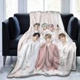 thumbnail image 1 of J-Hope Blanket Super Soft Blanket, Light Plush Bed Blanket, Suitable For Adults, 1 of 5