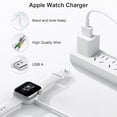 thumbnail image 3 of [Cargador] Cargador magnético JUCDEKE para Apple Watch de 1 m, color blanco, 3 of 9