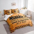 thumbnail image 2 of Catabedysis Cheetah Pattern Camping 7-Piece Twin Bedding For Girls,Wooden Leopard Print Bedding Comforter Set,Multicolor,Reversible, 2 of 7