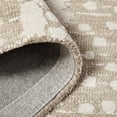 thumbnail image 6 of NICOLE MILLER NEW YORK Mod Weave Abstract Knotted Texture Handcrafted Area Rug, 100% Wool Rug, Taupe, 6'x9', 6 of 9