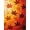Orange, Pattern 1, variant on ODIKA 4'x6' Machine Washable Non-Slip Area Rug, Seasonal Cascade Artisanal Embellished Adornment High Traffic Rug, Orange, 602707