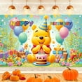 thumbnail image 4 of Winnie the Pooh Happy Birthday Theme Party Birthday Background - For birthday celebrations and party decorations, birthday party decorations, colorful mix, 4 of 8