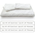 thumbnail image 7 of EMME Duvet Cover Set Microfiber, Tufted Twin Duvet Cover Set, Boho Bedding Sets for All Seasons, 2 Pieces Embroidery Chic Duvet Cover Full, 1 Duvet Cover + 1 Pillowcase (White, Twin), 7 of 7