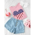 thumbnail image 3 of American Love Flag T-Shirt Toddler -Image by Shutterstock,  5 Toddler, 3 of 4
