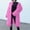 Pink, variant on Ofreoo Winter Jackets for Women Faux Fur Coat with Solid V-neck,Holiday,Wedding,Party ,Christmas Clearance