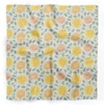 thumbnail image 1 of Bimba White Beech Leaves & Begonia Floral Printed Pure Silk Scarf For Hair Neck Head Bandanas For Women 40 x 40 Inches, 1 of 6
