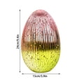 thumbnail image 3 of Weloille Easter Decorative Gradient Egg Ornament 1 Piece, 0.79 Ft Colorful Resin Egg Statue, Colorfast Smooth Surface Decorative Ornament for Home Shelf Table Spring Holiday Party Decor, 3 of 6