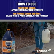 Microban Outdoor Surface Care Multipurpose Foaming Cleaner, 1 gallon
