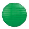 Paper Lanterns 9 1 by 2" Green - 6 Pack (3 Per Package)